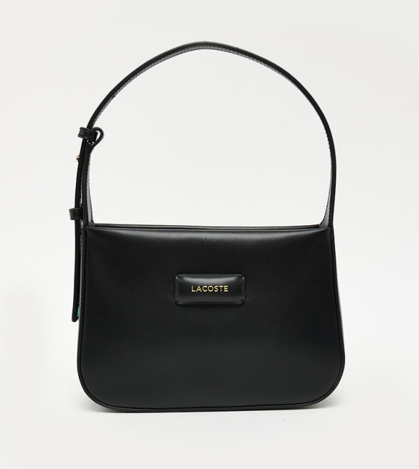 شنطة كتف بشعار وسحاب 