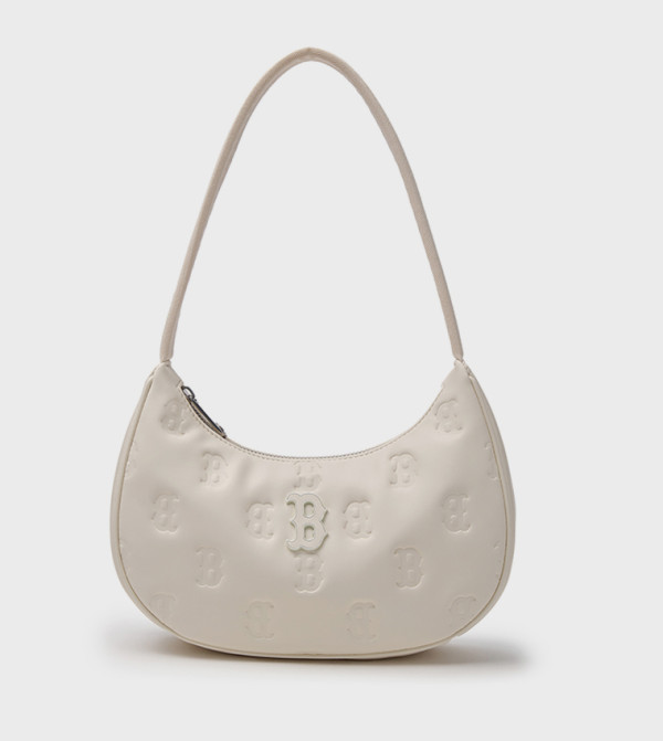 Monogram Debossed Shoulder Bag