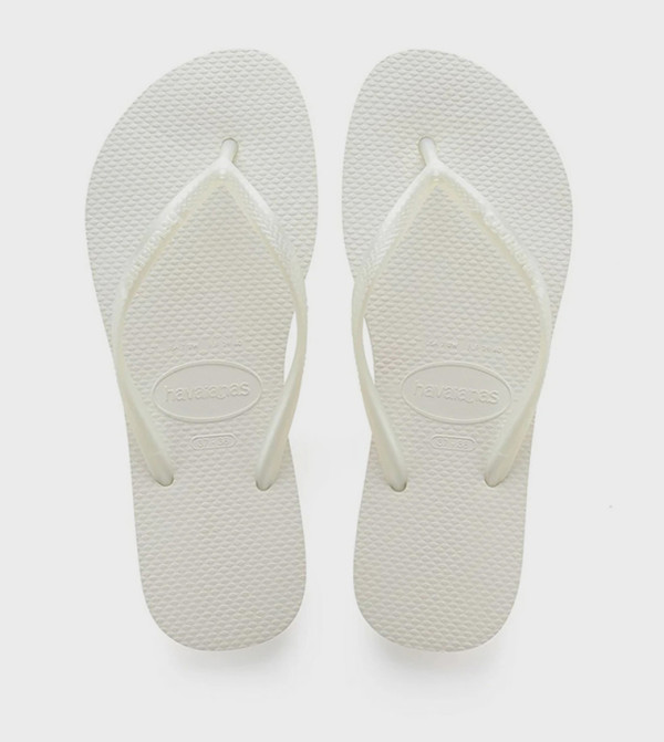 Slim Textured Flip-Flops