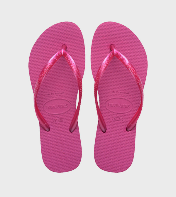 Slim Textured Flip-Flops
