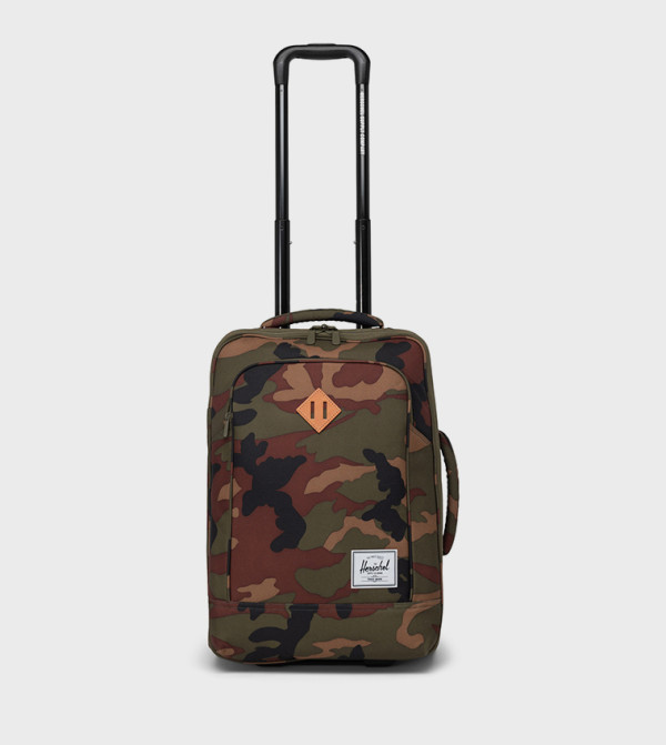 Heritage Softshell Camo Print Large Luggage Trolley