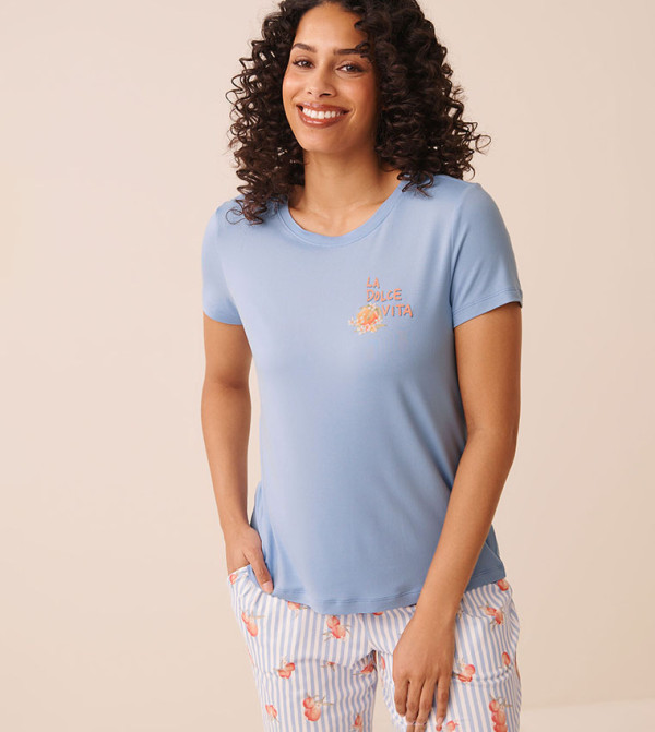 Dolce Vita Print Super Soft Sleep T-Shirt