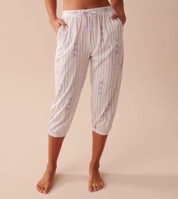 كابريس قطني بخصر رباط