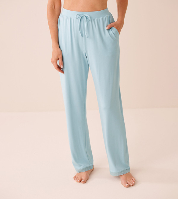 Super Soft Lace Trim Pajama Pants