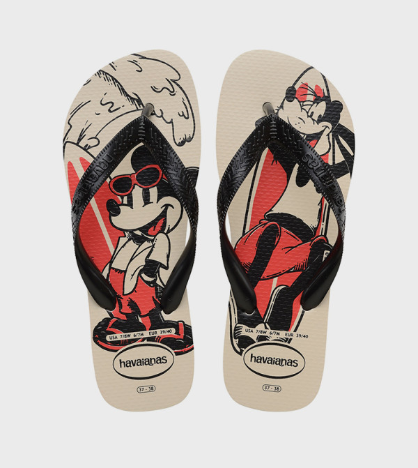 Top Disney Printed Thong-Strap Flip-Flops