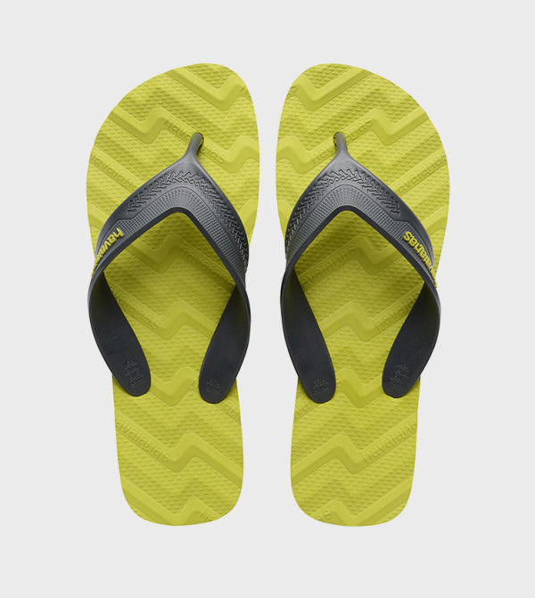 Track Waves Printed Thong-Strap Flip-Flops