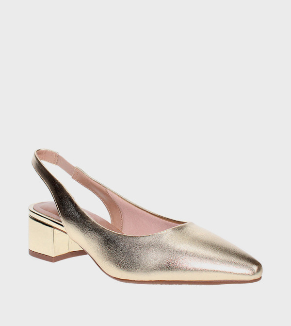 GIUSEPPE Slingback Block Heel Pumps