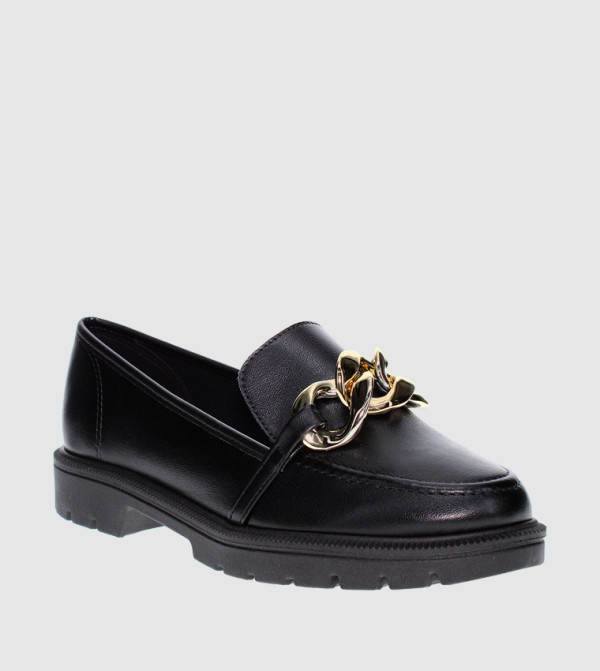 NYLA Metal Accent Loafers