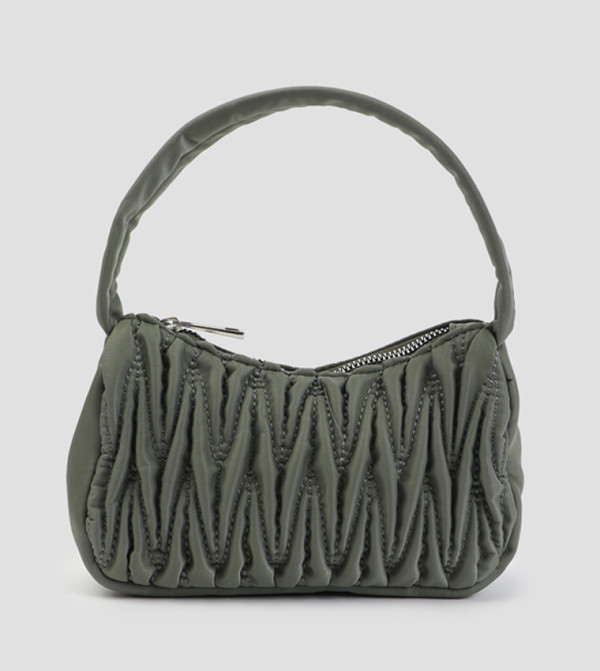 Nylon Quilted Shoulder Bag