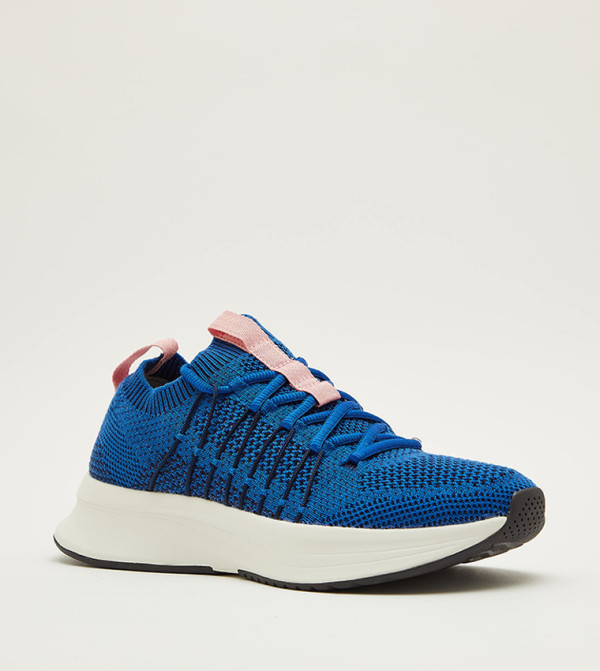 Lace Up Mesh Running Shoes