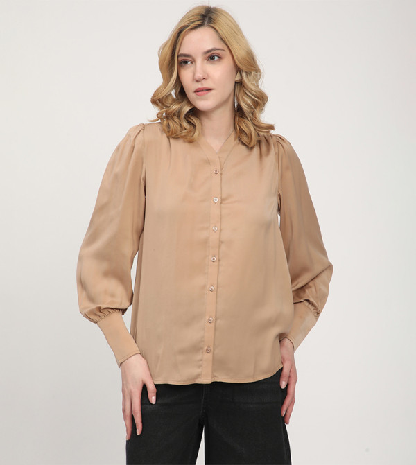 Solid Long Sleeves Shirt