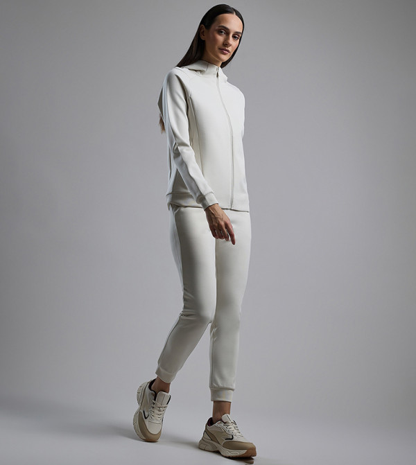 Logo Detail Joggers with Drawstring Waist