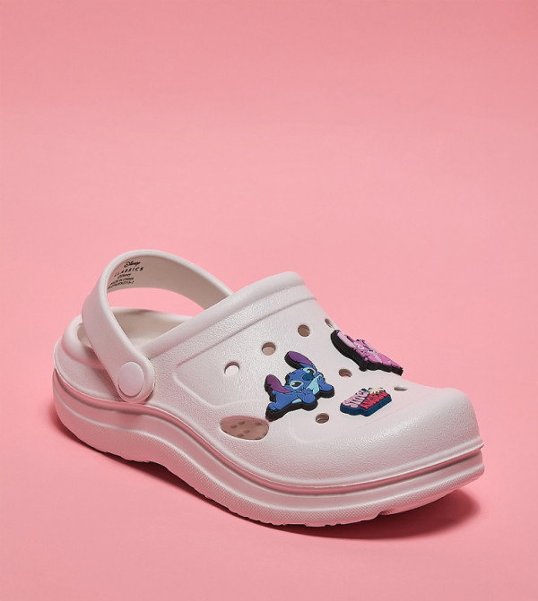 Slingback Clogs with Charm