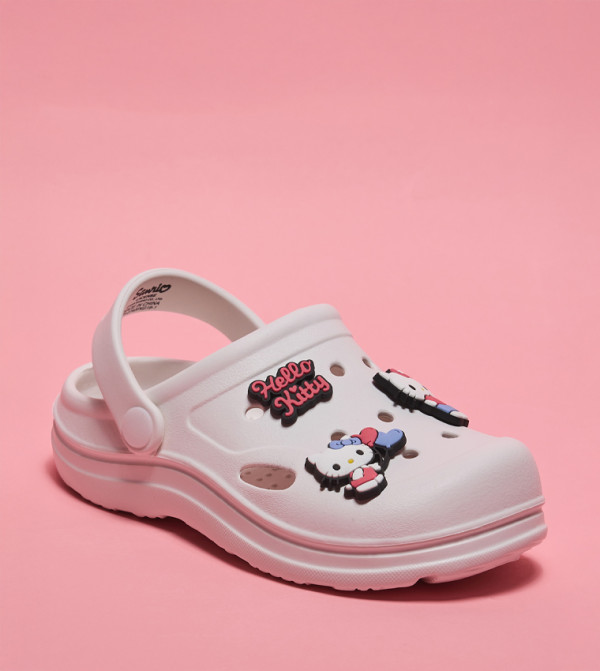 Slingback Clogs with Charm