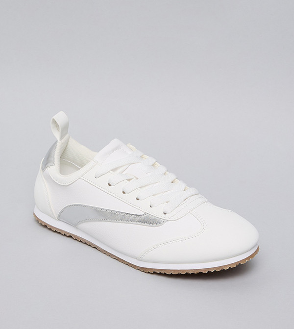 Color Block Lace Up Sneakers