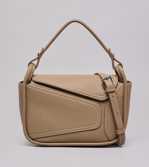 Textured Shoulder Bag