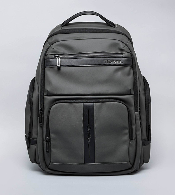 Solid Zip-Around Backpack