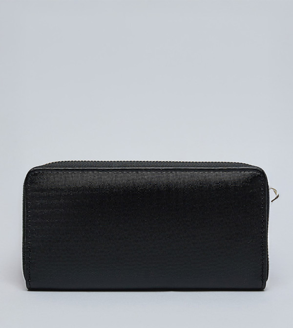 Textured Long Wallet