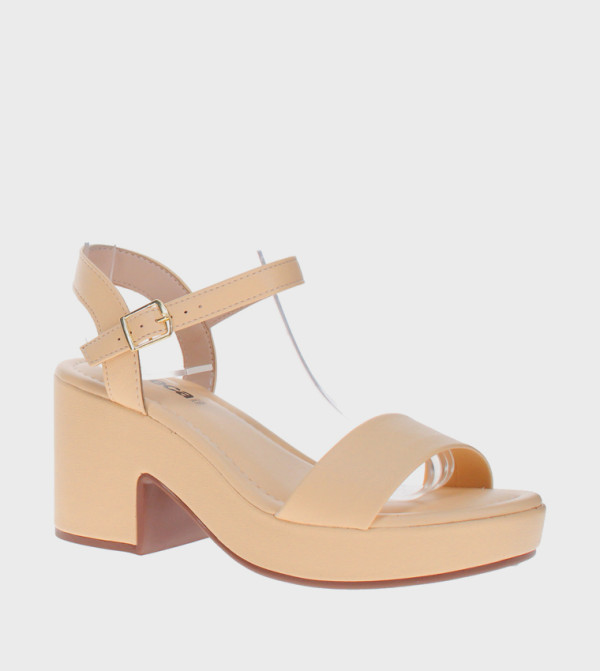 Ankle Strap Block Heel Sandals