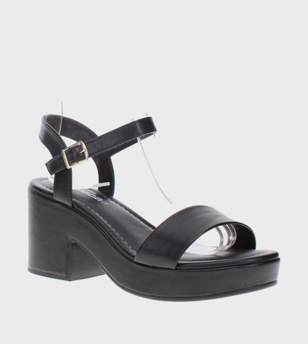 Ankle Strap Block Heel Sandals