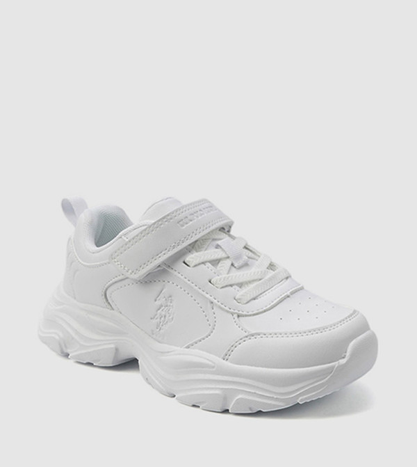 Logo Detail Velcro Sneakers