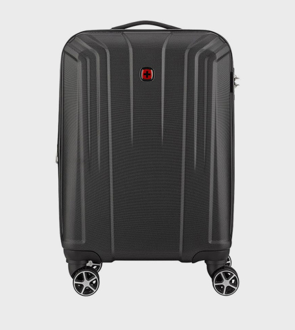 Textured Hard Shell Cabin Trolley Bag, 55cm