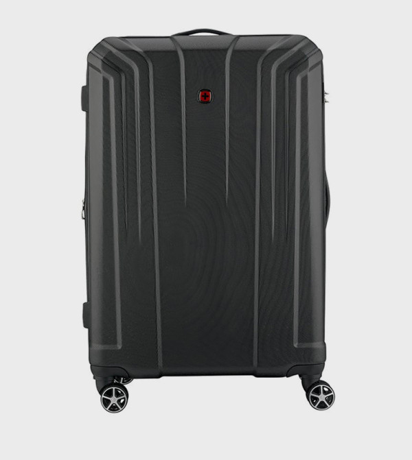 Textured Hard Shell Trolley Bag, 77cm