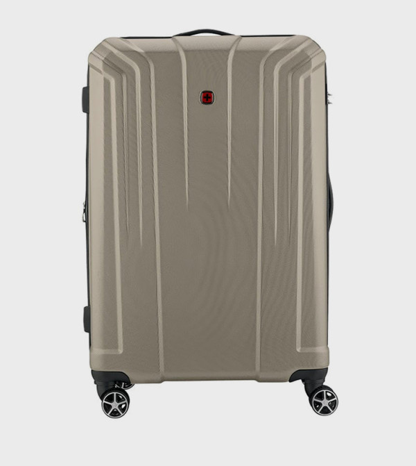 Textured Hard Shell Trolley Bag, 77cm
