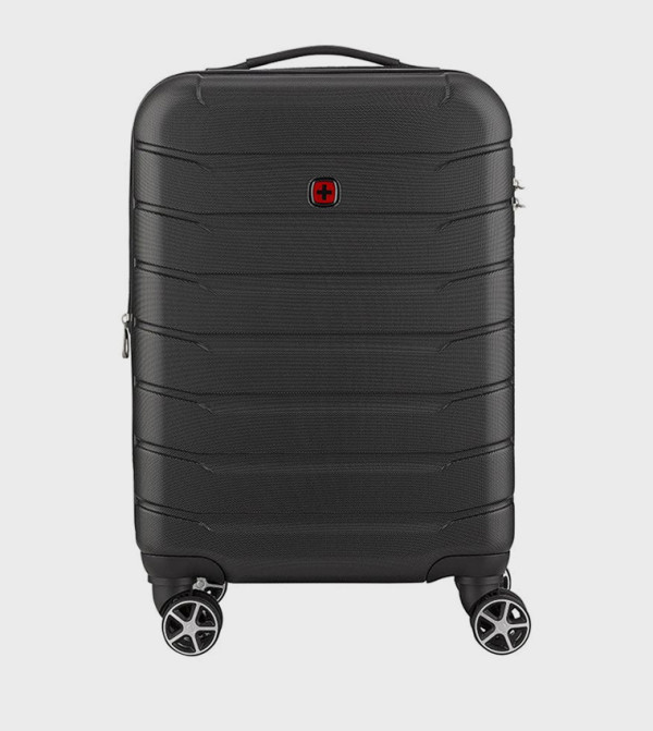 Textured Hard Shell Cabin Trolley Bag, 56cm