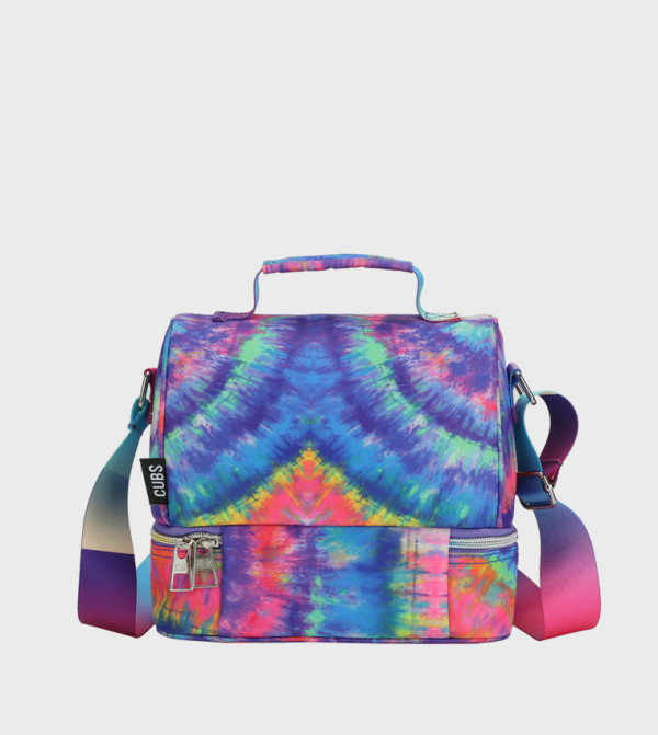 Blue & Purple Tie-Dye Lunch Bag