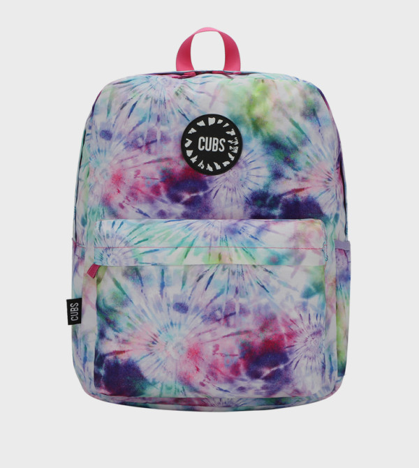 Lavender Tie-Dye Zip Around Backpack