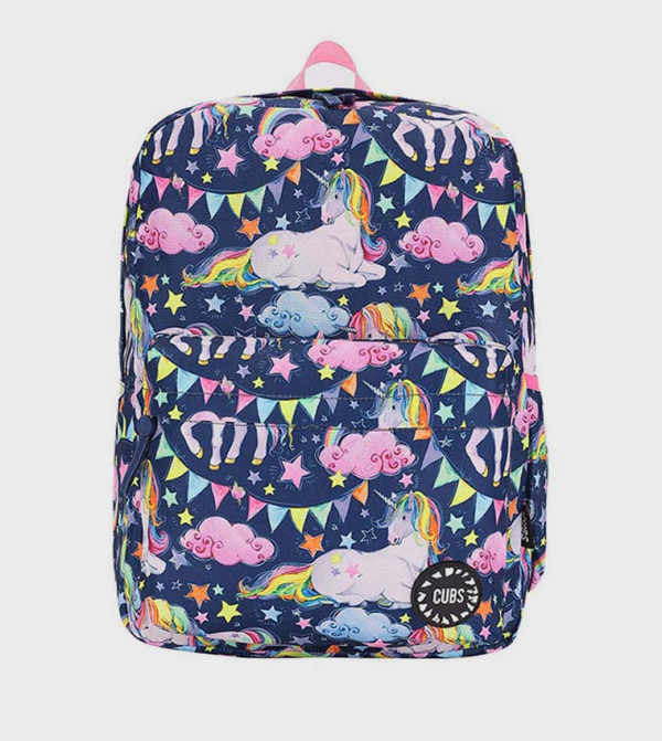 Fairy Tale Unicorn Print Backpack