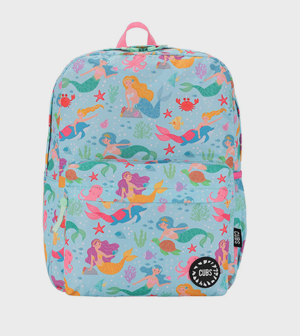 Dancing Mermaid Print Backpack