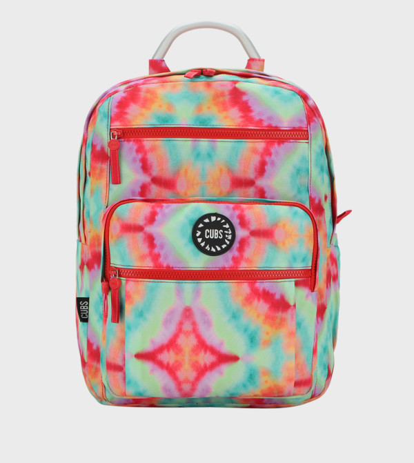 Watermelon Red Tie-Dye Backpack