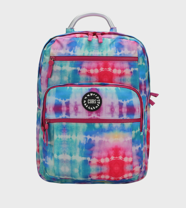 Water Colors Blues Zip Around Backpack