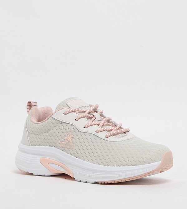 Logo Detail Lace Up Sneakers