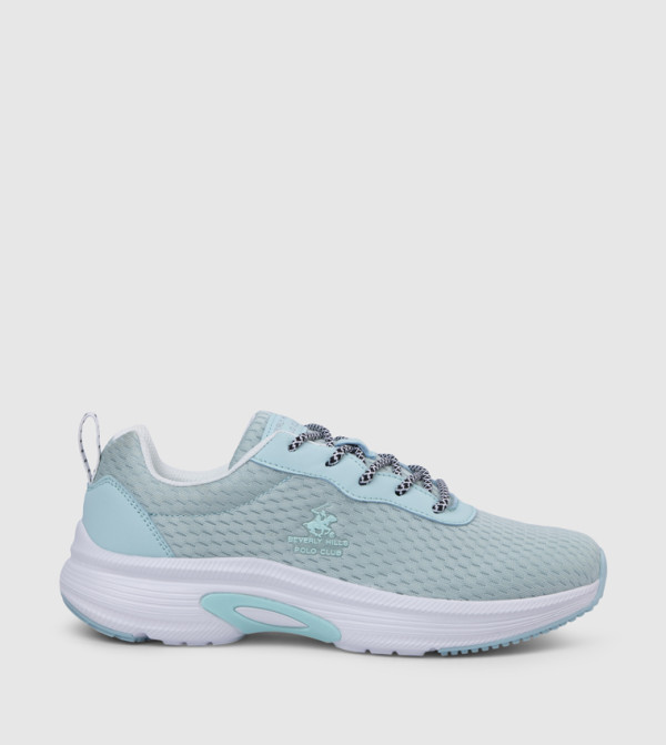 Textured Round Toe Lace Up Sneakers
