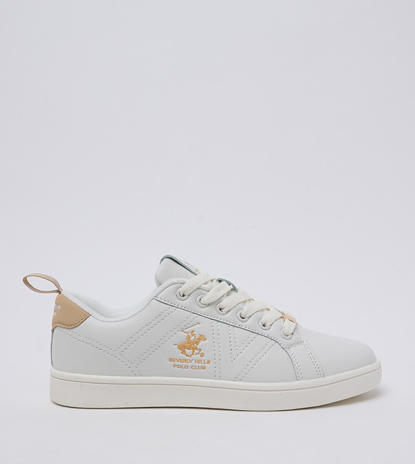 Logo Printed Lace-Up Sneakers