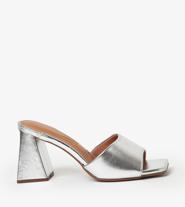 SIMONDD Solid Open Toe Heel Sandals