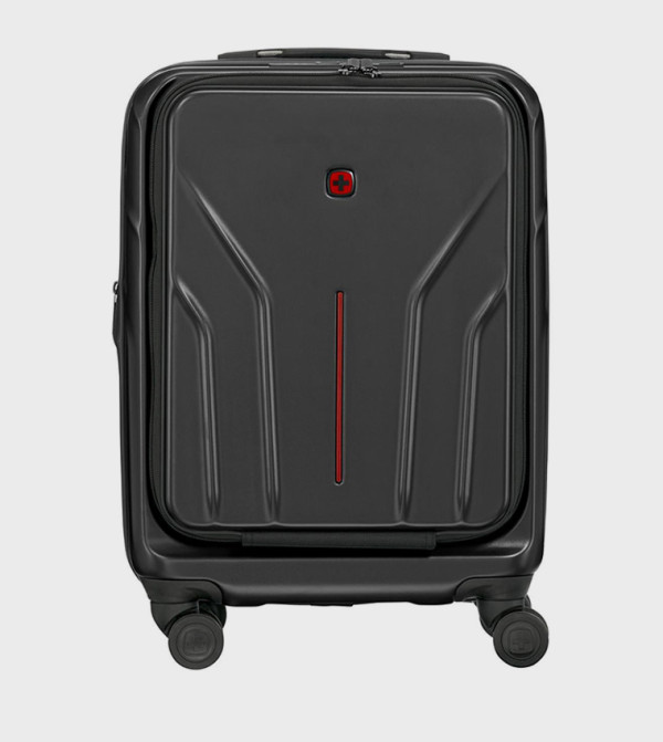 Textured Hard Shell Cabin Trolley Bag, 54cm