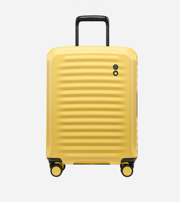 OXYGEN Hardcase 4 Double Wheel Expandable Trolley, 55cm