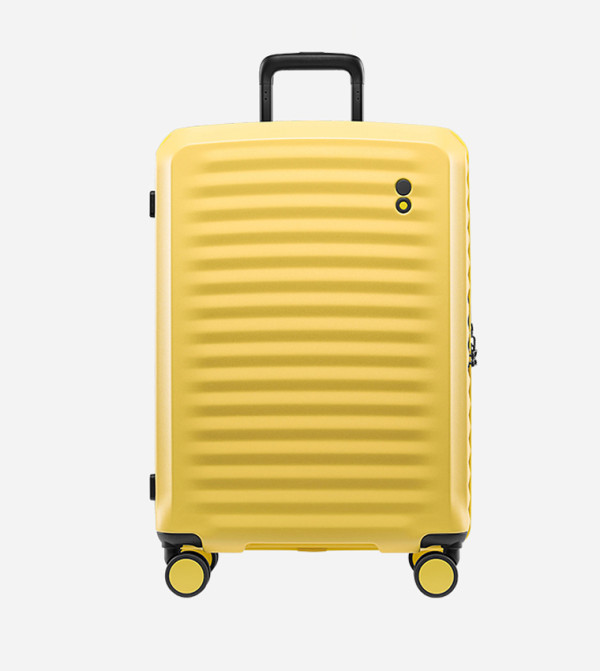 OXYGEN Hardcase 4 Double Wheel Expandable Trolley, 66cm