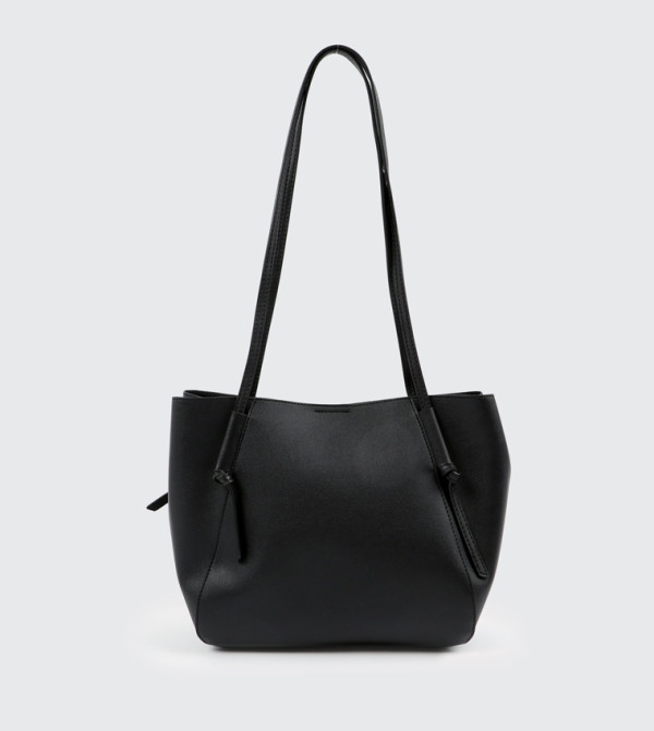 Faux Leather Shoulder Bag