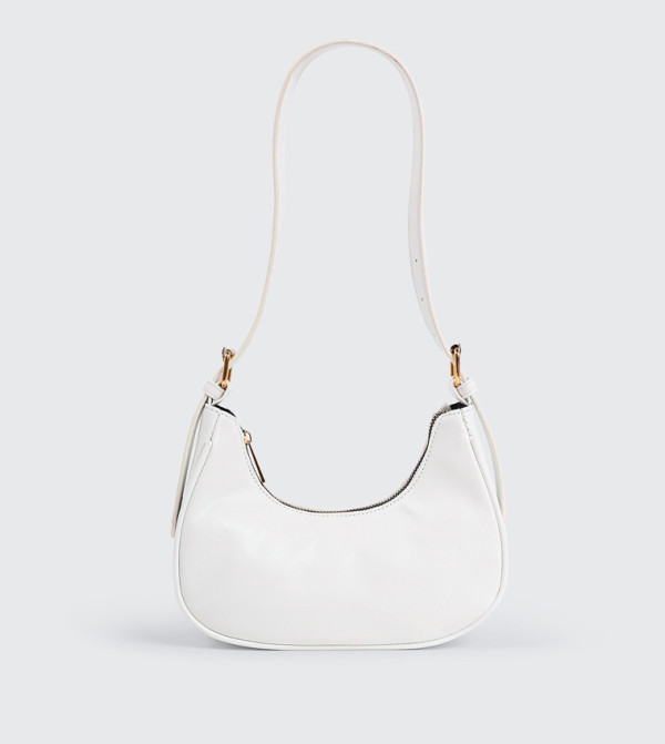 Faux Leather Shoulder Bag