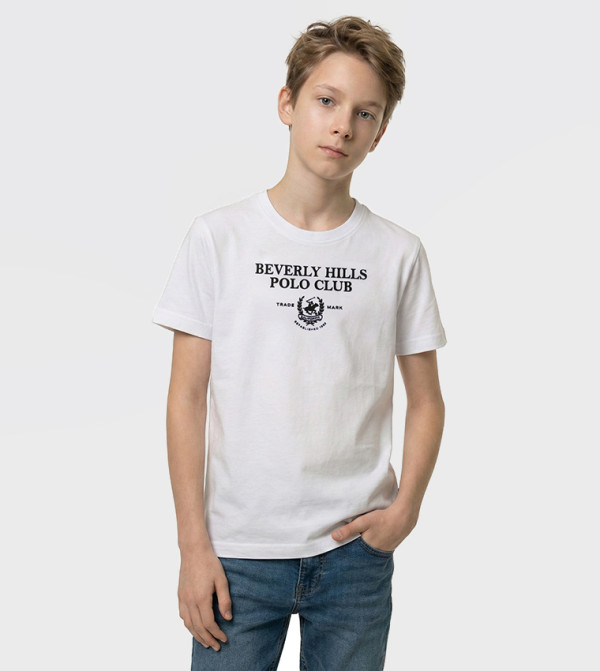 Logo Printed Crew Neck T-Shirt