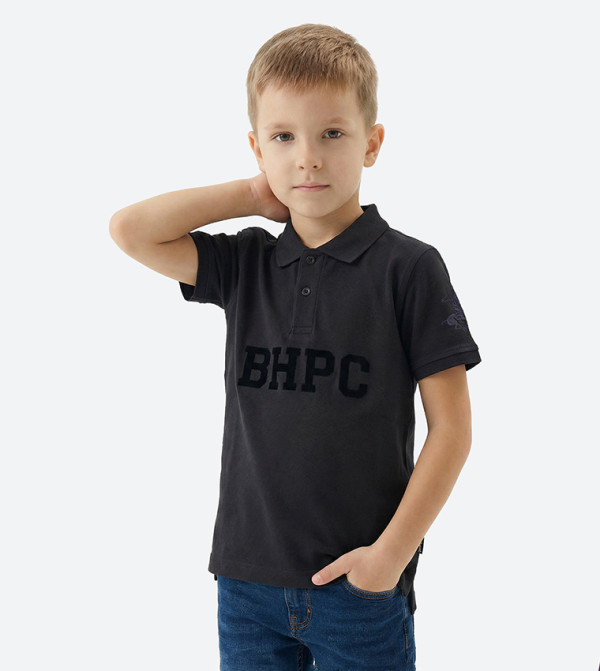 Graphic Collared Short Sleeve T-Shirt