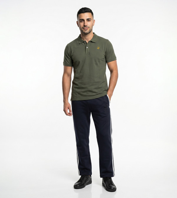 Logo Detail Short Sleeves Polo T-Shirt