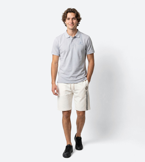 Logo Detail Short Sleeves Polo T-Shirt