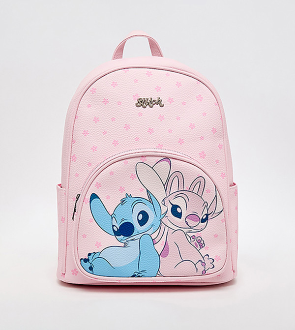 Angel & Stitch Print Backpack