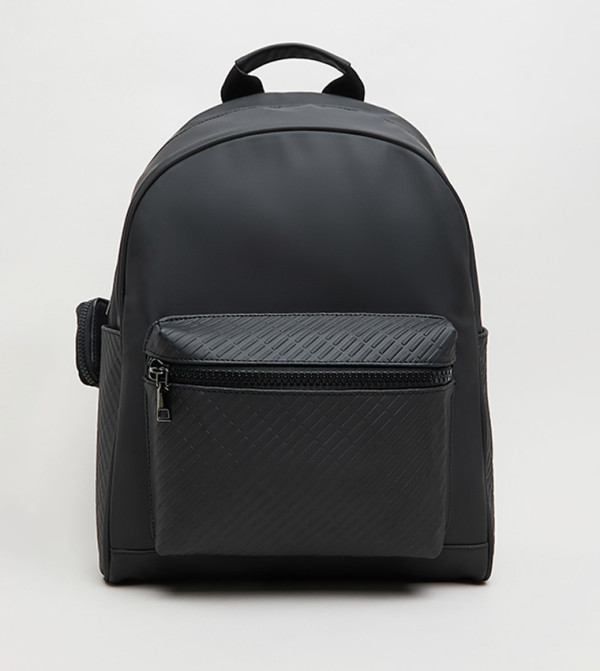 Solid Zip-Around Backpack